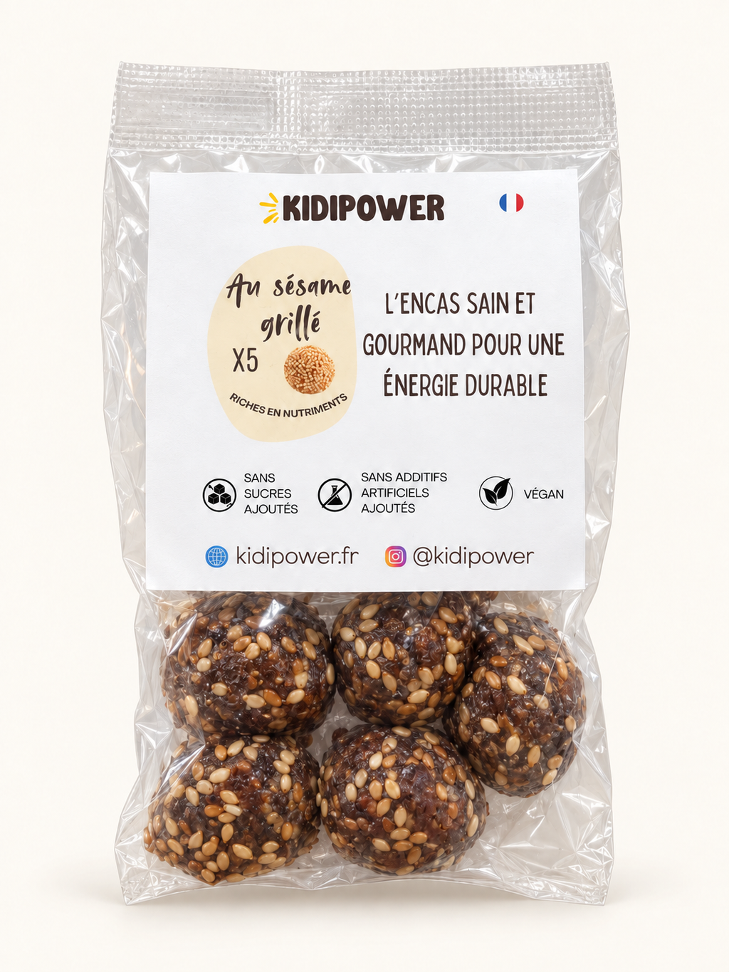 Boules d’énergie Sésame Grillé