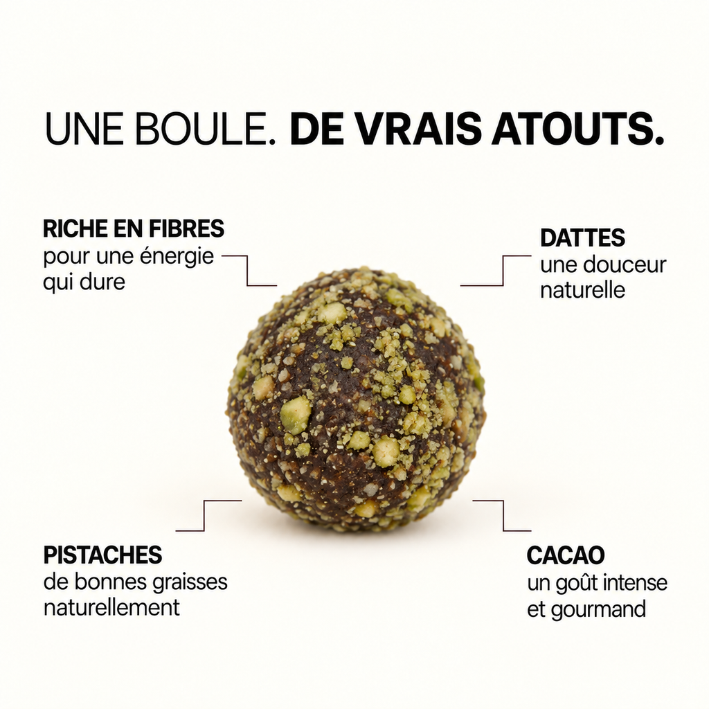Boules d’énergie Pistache
