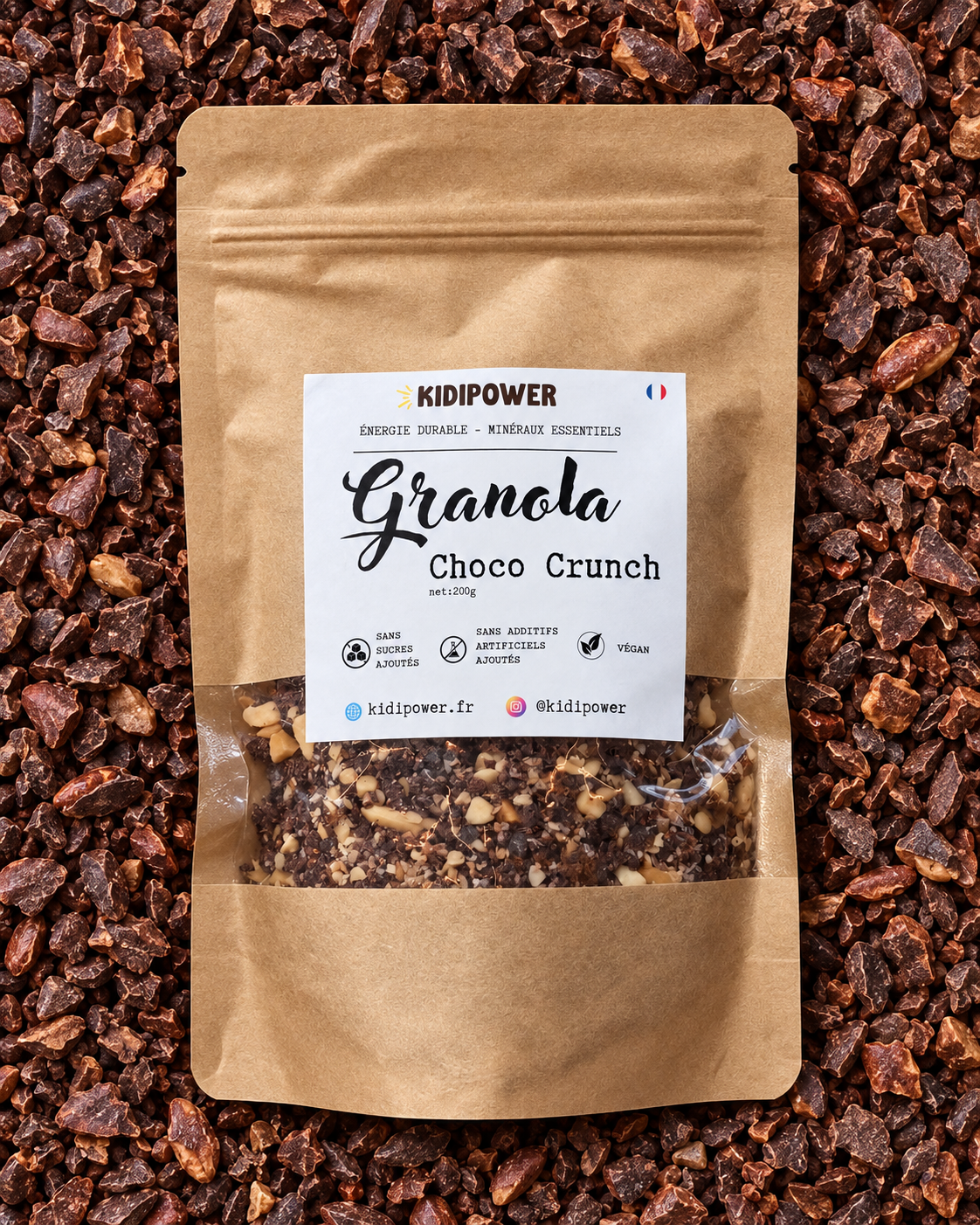 Granola Choco Crunch KIDIPOWER 200 g